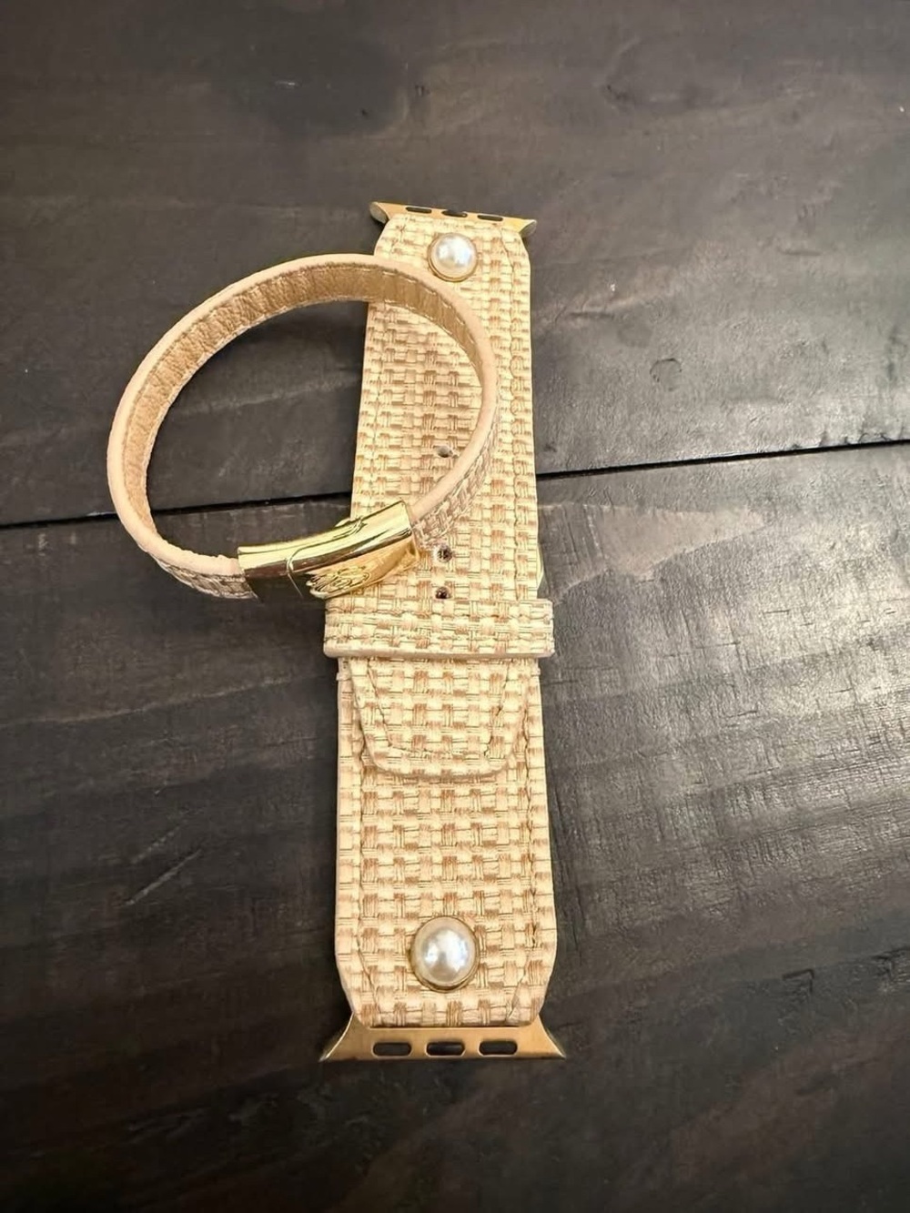 Spark’l Band in Raffia with matching Gracie bracelet